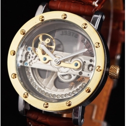 Automatické hodinky Raptor Hollow Gold